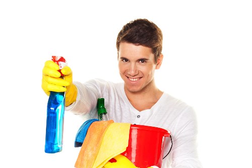 Deep upholstery cleaning process for a living room sofa